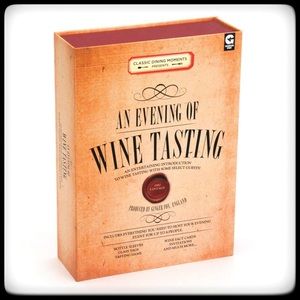 NWOT - AN EVENING OF WINE TASTING GIFT SET